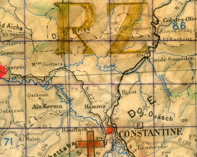 Le 26 Décembre à 6 heures du matin VERT est pret à faire mouvement pour une opération dans la région Foret des MOUÏAS et Djebel Sidi DRISS Le 26 Décembre à 6 heures du matin VERT est pret à faire mouvement pour une opération dans la région Foret des MOUÏAS et Djebel Sidi DRISS