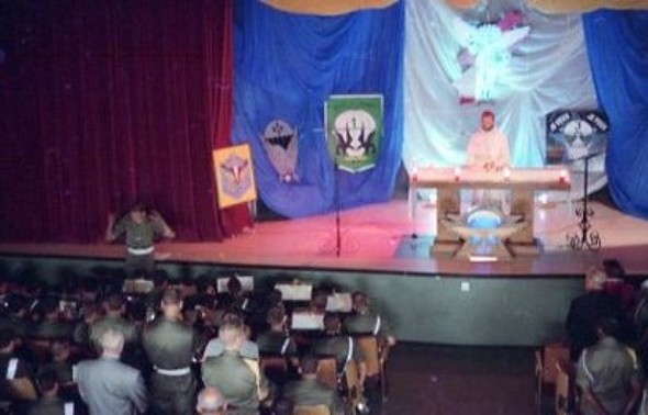 La Musique de la 11° Div Para anime la cérémonie " La Musique de la 11° Div Para anime la cérémonie "